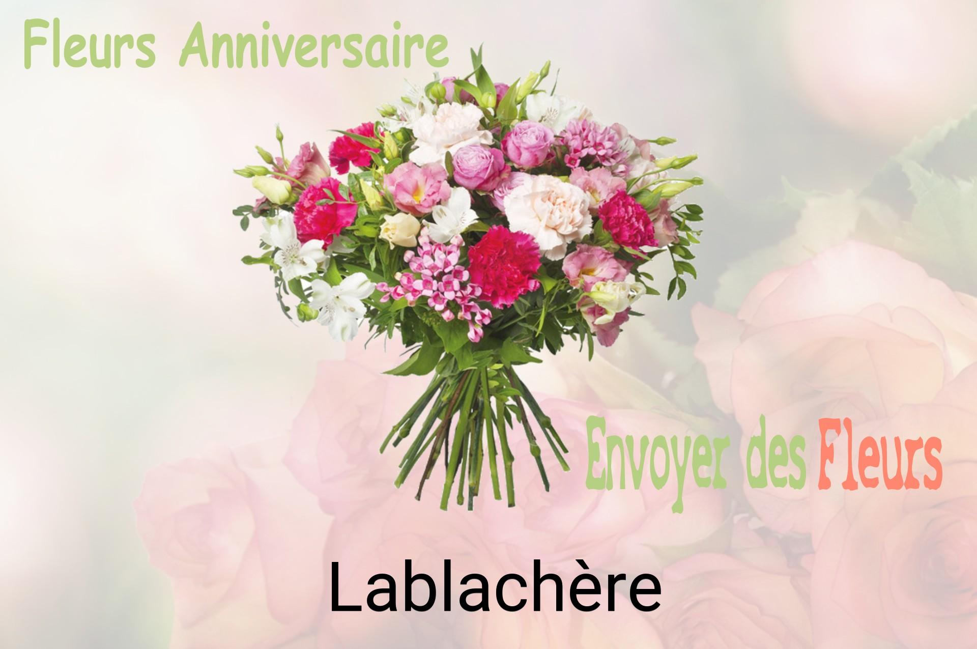 Bouquet de fleurs d’anniversaire livré à Lablachère