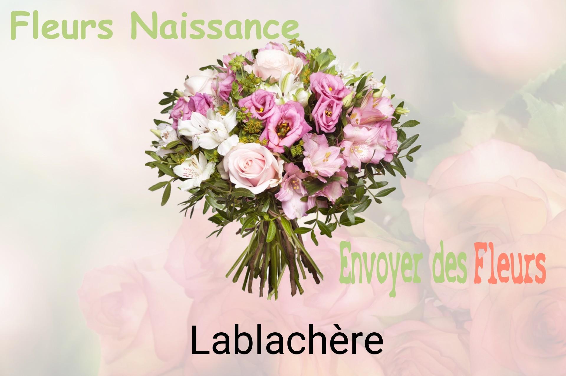 Bouquet de fleurs de naissance livré à Lablachère
